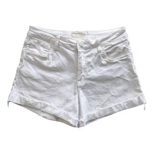 Kut from the Kloth Jane High Rise White Shorts Size 6